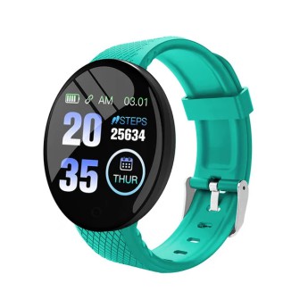 D18 Smart Watch Men Women Blood Pressure Round Smartwatch Waterproof Sport Smart Watch Fitness Tracker For Android