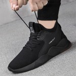 New imported black-colored mash leather for men and women is Sports-Black-Black